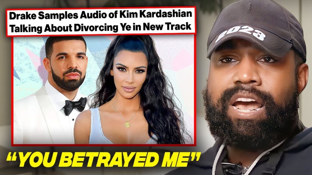 Kanye West Reacts To Drake & Kim Kardashian Trolling Him