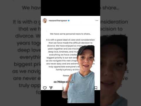 Reese Witherspoon Divorce