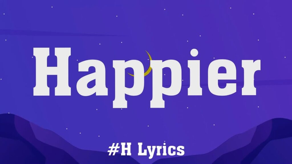Olivia Rodrigo - Happier (Mix Lyric Video) | Conan Gray, Madison Beer,...