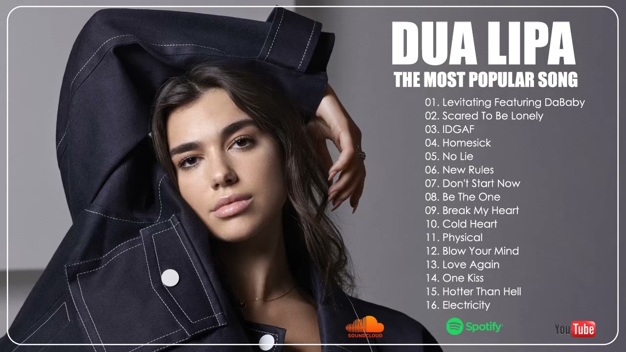Dua Lipa Playlist Dua Lipa The Most Popular Songs New Rules INBELLA