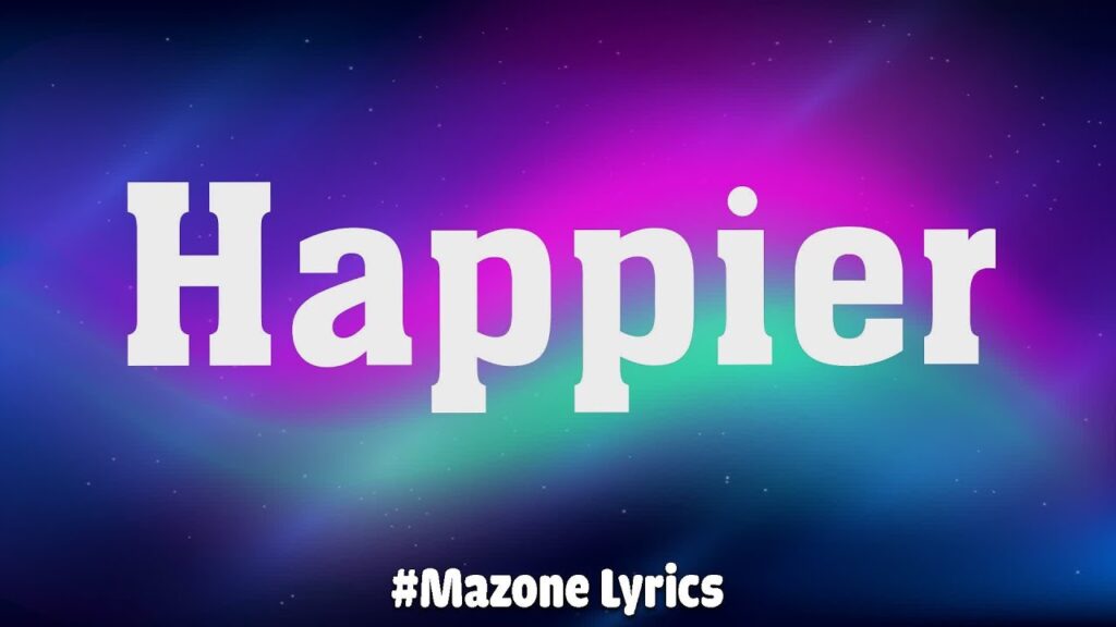 Olivia Rodrigo – Happier (Lyric Video) | Conan Gray, Madison Beer,… Olivia Rodrigo - Happier (Lyric Video) | Conan Gray, Madison Beer,...