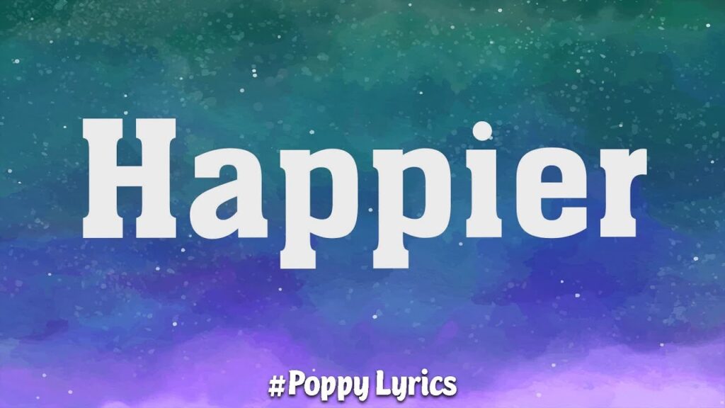 Olivia Rodrigo - Happier (Lyric Video) | Conan Gray, Madison Beer,...