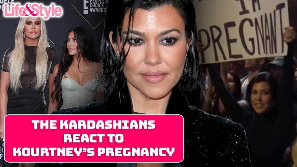 Kim Kardashian & Kylie Jenner React To Kourtney Kardashian's Pregnancy | L&S News