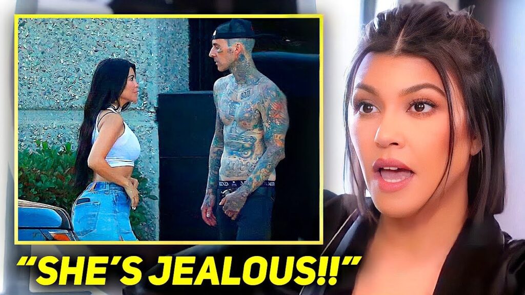 Kourtney Kardashian Fires Back at Kim For Flirting With Travis