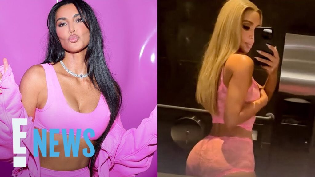 See Kim Kardashian SLAY Barbie Season in Sexy Pink Lingerie: “So Cute!” | E! News
