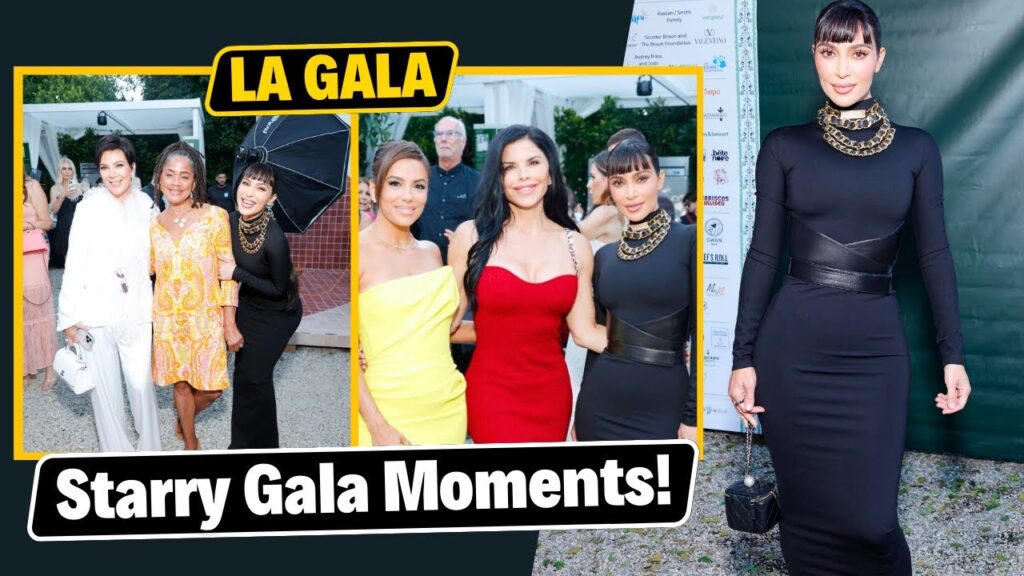 Kim Kardashian, Kris Jenner, Kylie, Jeff Bezos, Eva Longoria and More A-Listers!  At Glamorous Gala!