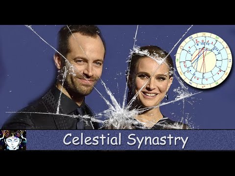 Natalie Portman & Benjamin Millepied Synastry Chart. DEVOTED WIFE AND CHEATER HUSBAND.