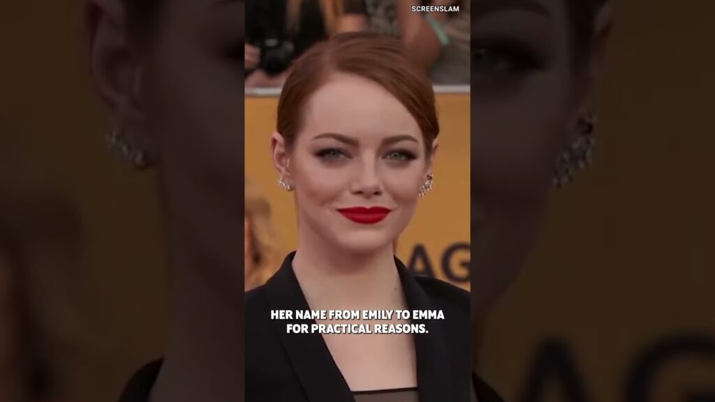 Emma Stone Changed Her Name From Emily To Emma 🫢 #shorts