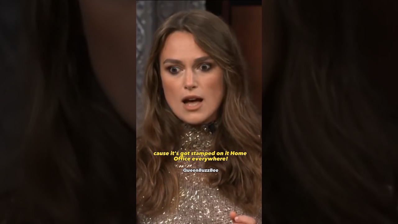 Keira Knightley Went Overthinking After Receiving an OBE Letter 😂 # ...