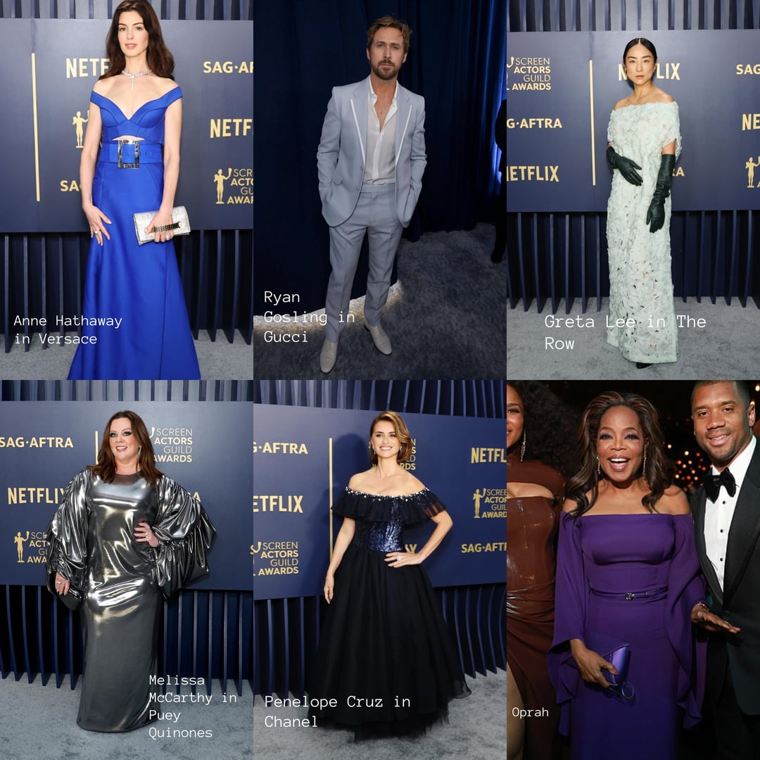 2024 Screen Actors Guild Awards Red Carpet INBELLA