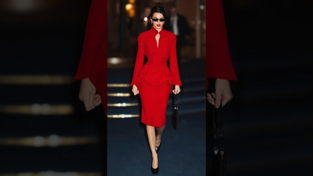 Kendall Jenner Jackie O Vibes In These Paris Streets #kendalljenner #fashionpolice #paris #mugler