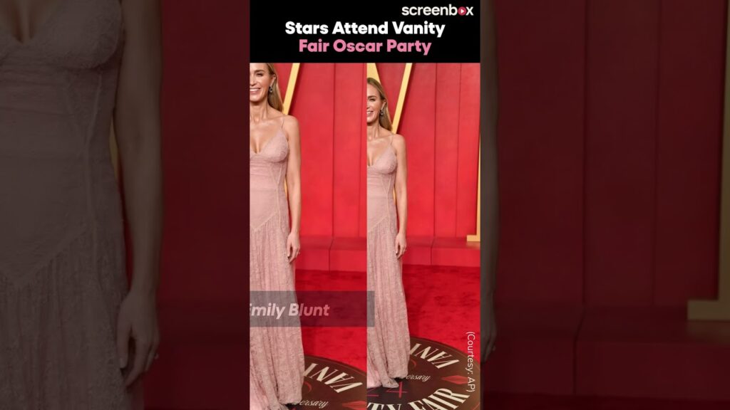 Vanity Fair Oscars Afterparty: Emma Stone, Emily Blunt Sharon Stone Stun On Red Carpet