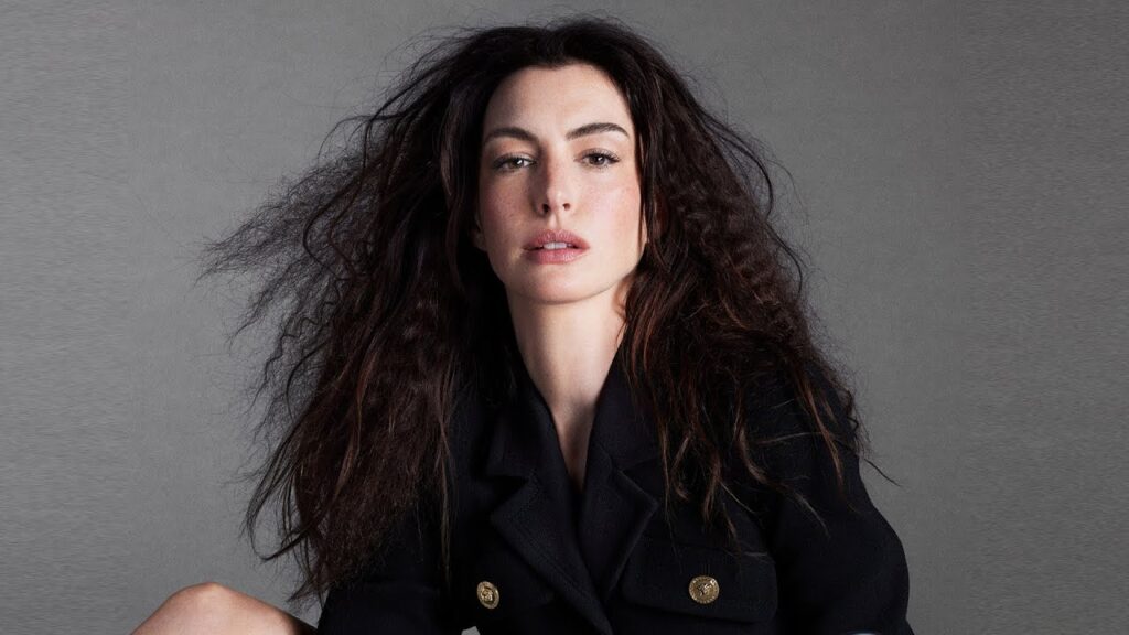 Anne Hathaway Talks Her Spring Must Haves Sheer Skirts! Hanging Out with Donatella Versace, and More