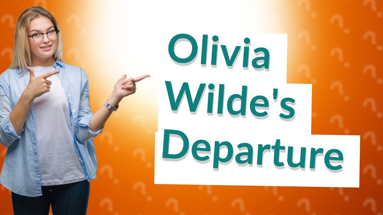 Why did Olivia Wilde leave the show House? INBELLA