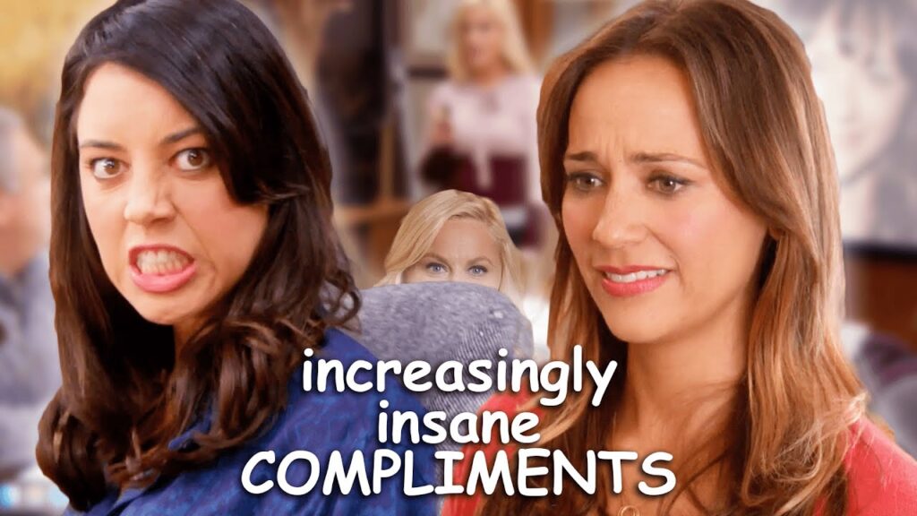 parks and rec compliments but they get increasingly ridiculous | Comedy Bites