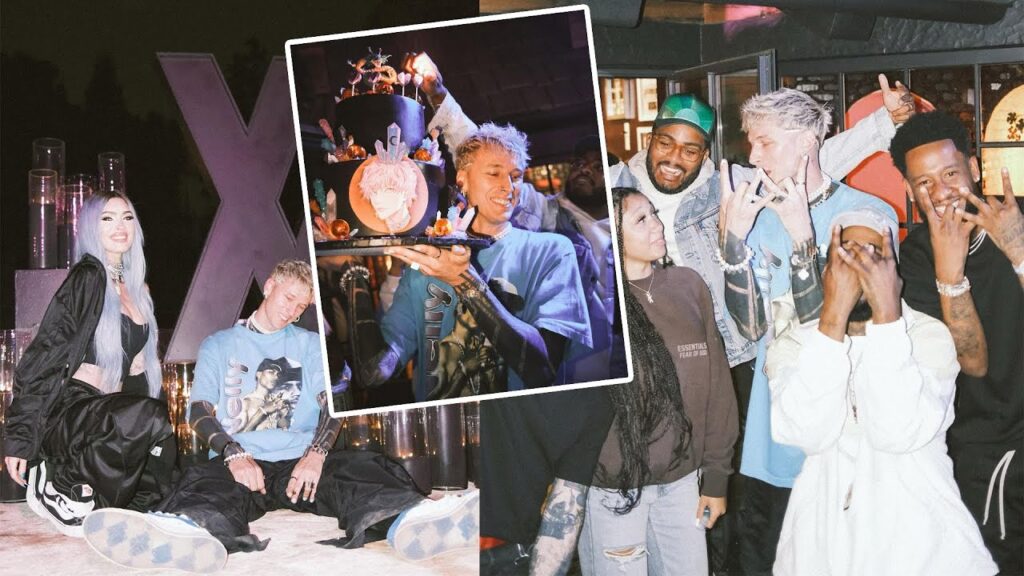 Machine Gun Kelly celebrates 34th birthday with Megan Fox by his side during star-studded bash🎂