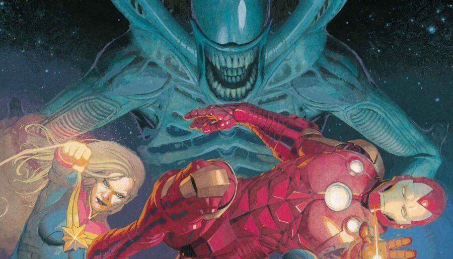 Avengers vs. Aliens: Earth’s Mightiest Heroes Battle the Xenomorphs in New Marvel Crossover