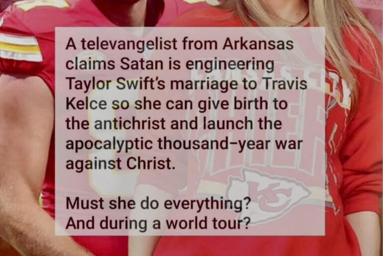Ed Kelce responds to claim that Travis Kelce and Taylor Swift will give birth to the Antichrist