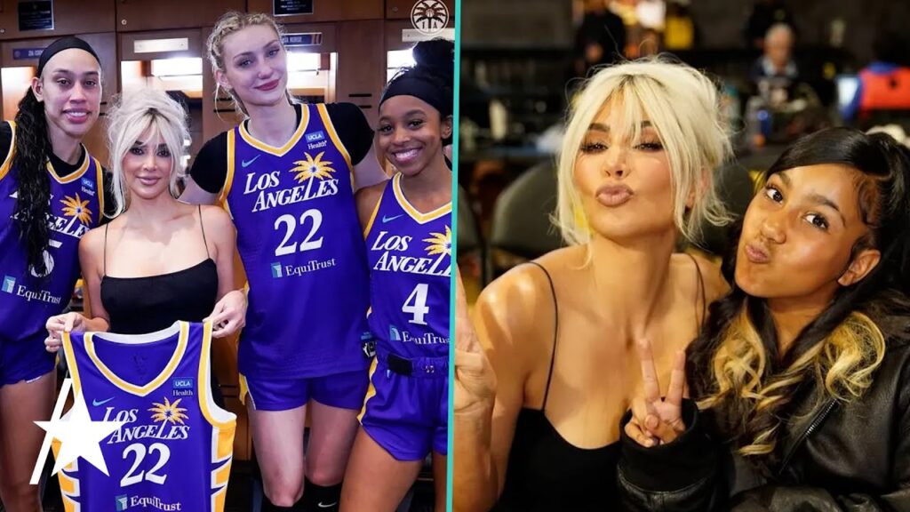 Kim Kardashian & North West's GIRLS NIGHT OUT at L.A. Sparks WNBA Game