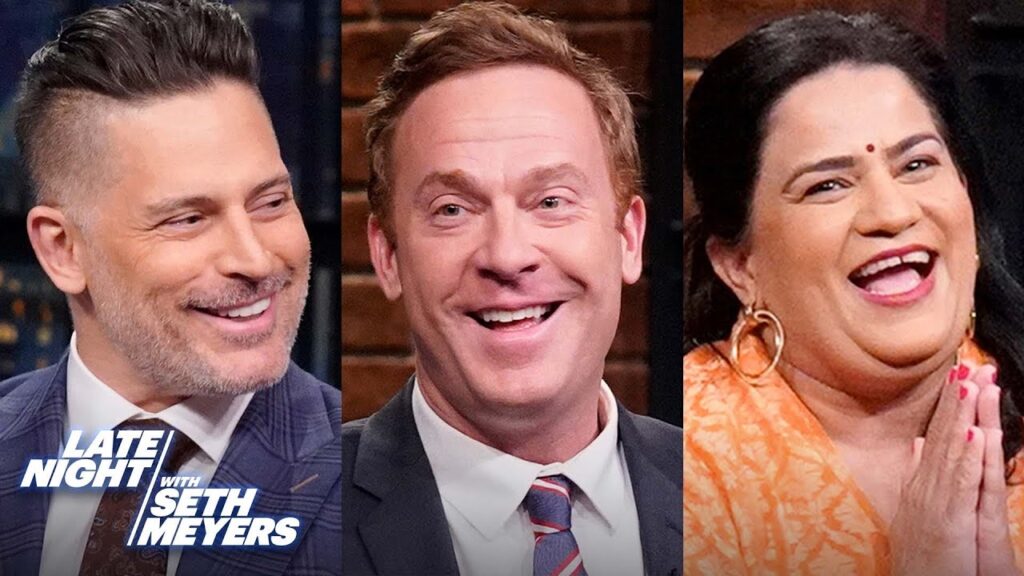 Joe Manganiello, Jonathan Lemire, Zarna Garg | Late Night with Seth Meyers Joe Manganiello, Jonathan Lemire, Zarna Garg | Late Night with Seth Meyers