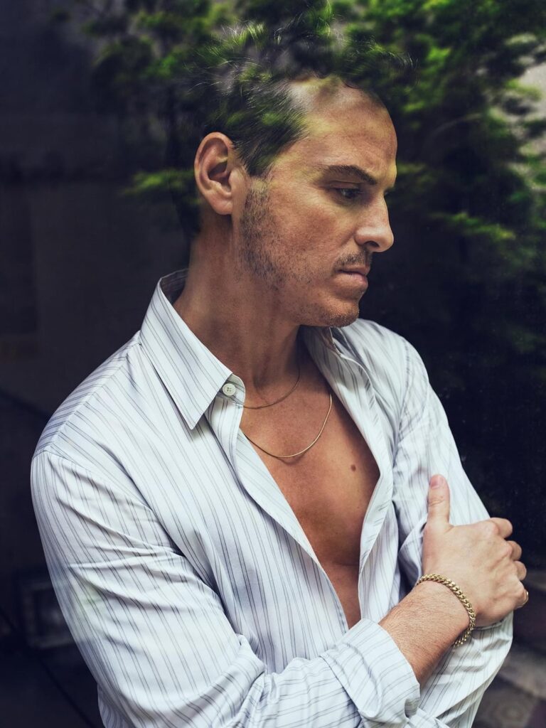 Andrew Scott for Esquire UK (Summer 2024) on fame, dancing, and the recent passing of his mother: “She was just delighted by so many things”