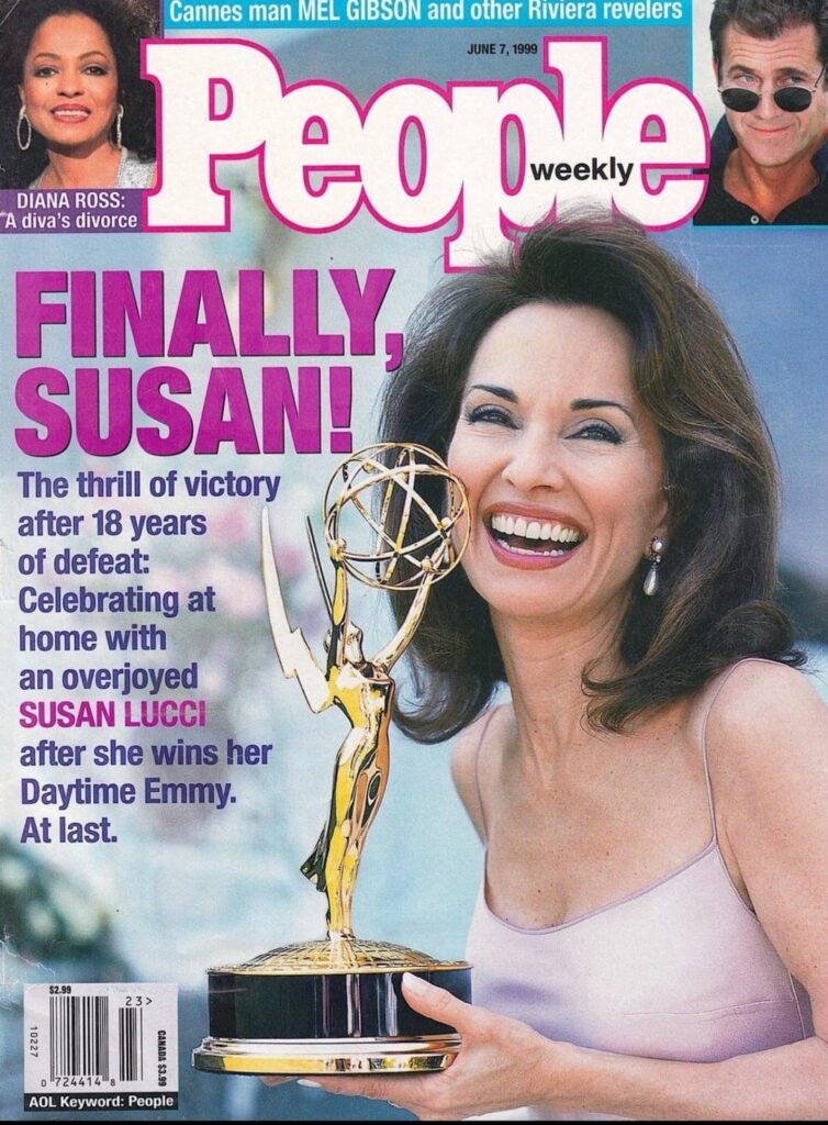 Susan Lucci won her First Daytime Emmy award today 25 years ago Susan Lucci won her First Daytime Emmy award today 25 years ago