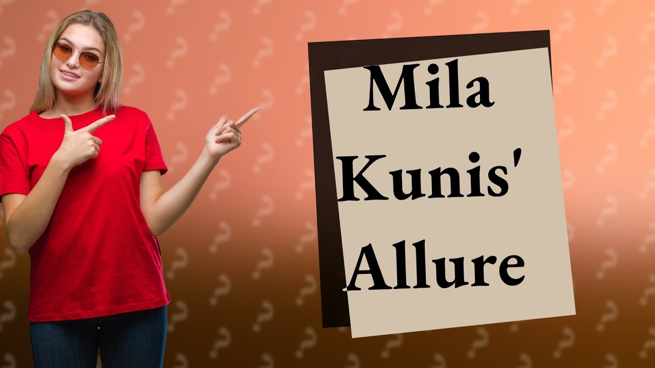 Why do guys like Mila Kunis? INBELLA