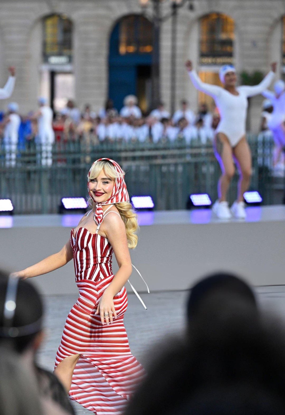 Sabrina Carpenter walks the runway during Vogue World Paris 2025 INBELLA