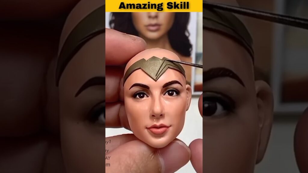 Sculpting Gal Gadot's Wonder Woman: The Complete Process Revealed" ||  Wonder Woman Pose: