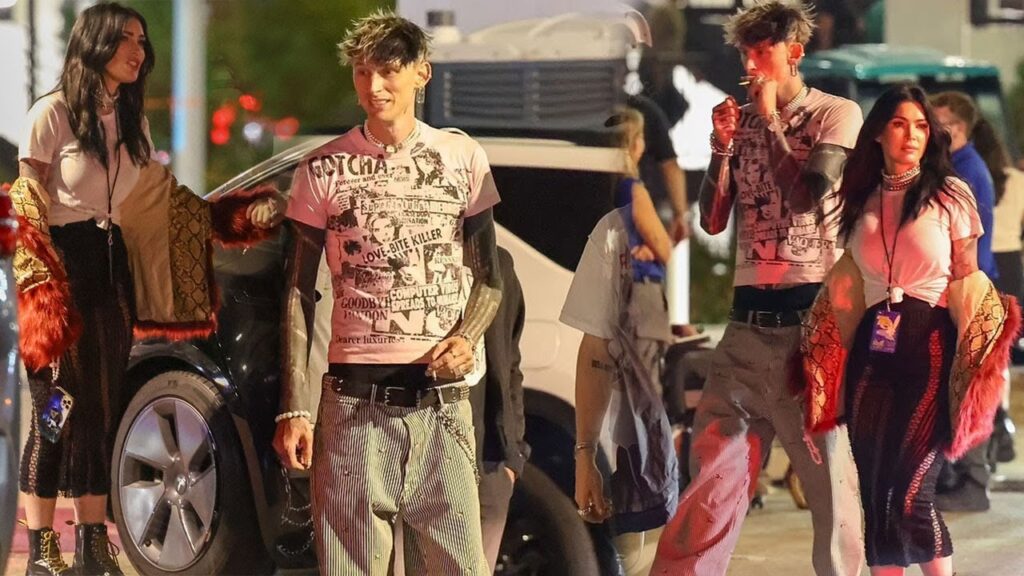 Megan Fox and beau Machine Gun Kelly attend Blink-182 concert in LA😍