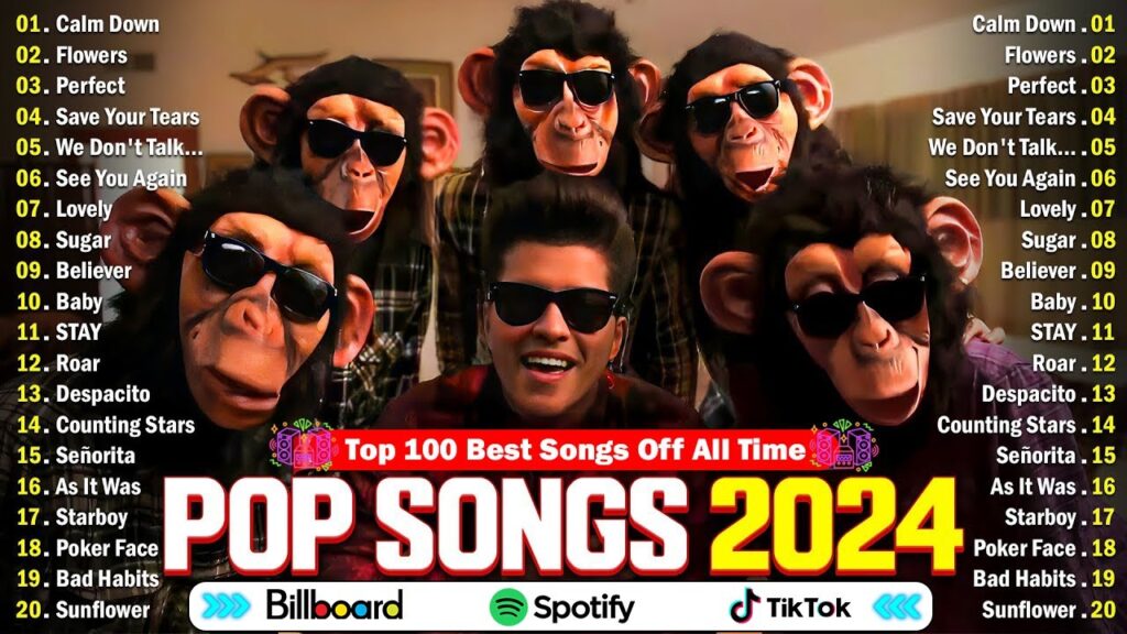 Adele, Dua Lipa, Ed Sheeran, The Weeknd, Bruno Mars - Top Hits 2024 - The Best Pop Songs Of All Time