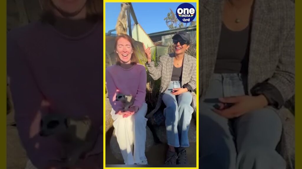 Priyanka Chopra having Fun with animals #priyankachopra #animallover #nickjonas #oneindiapunjabi