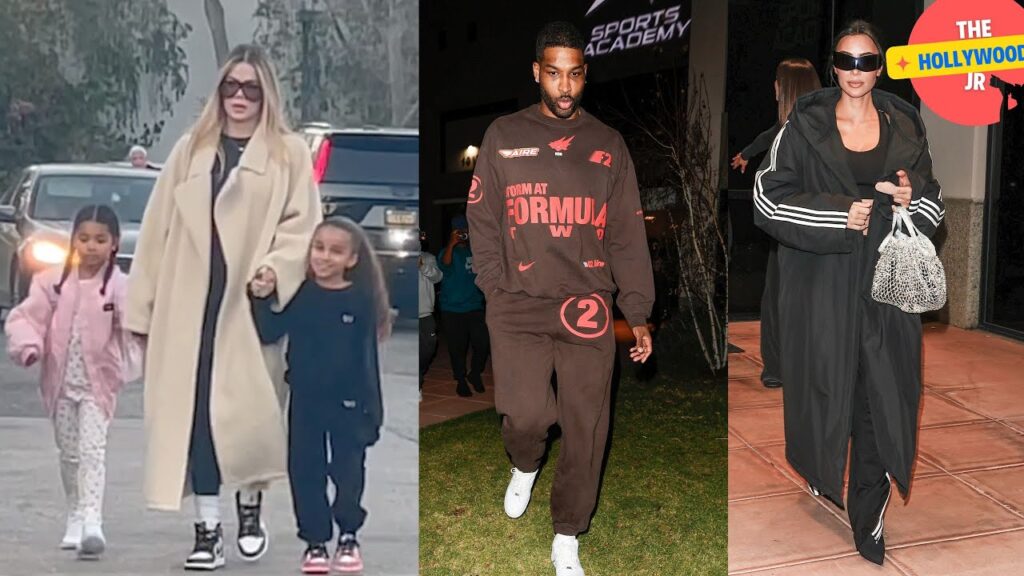 KIM KARDASHIAN ATTENDS SON SAINT’S BASKETBALL GAME WITH SISTER KHLOÉ AND TRISTAN THOMPSON!!!