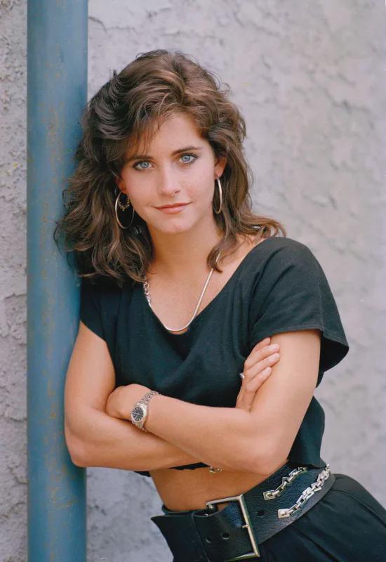 (A young) Courteney Cox