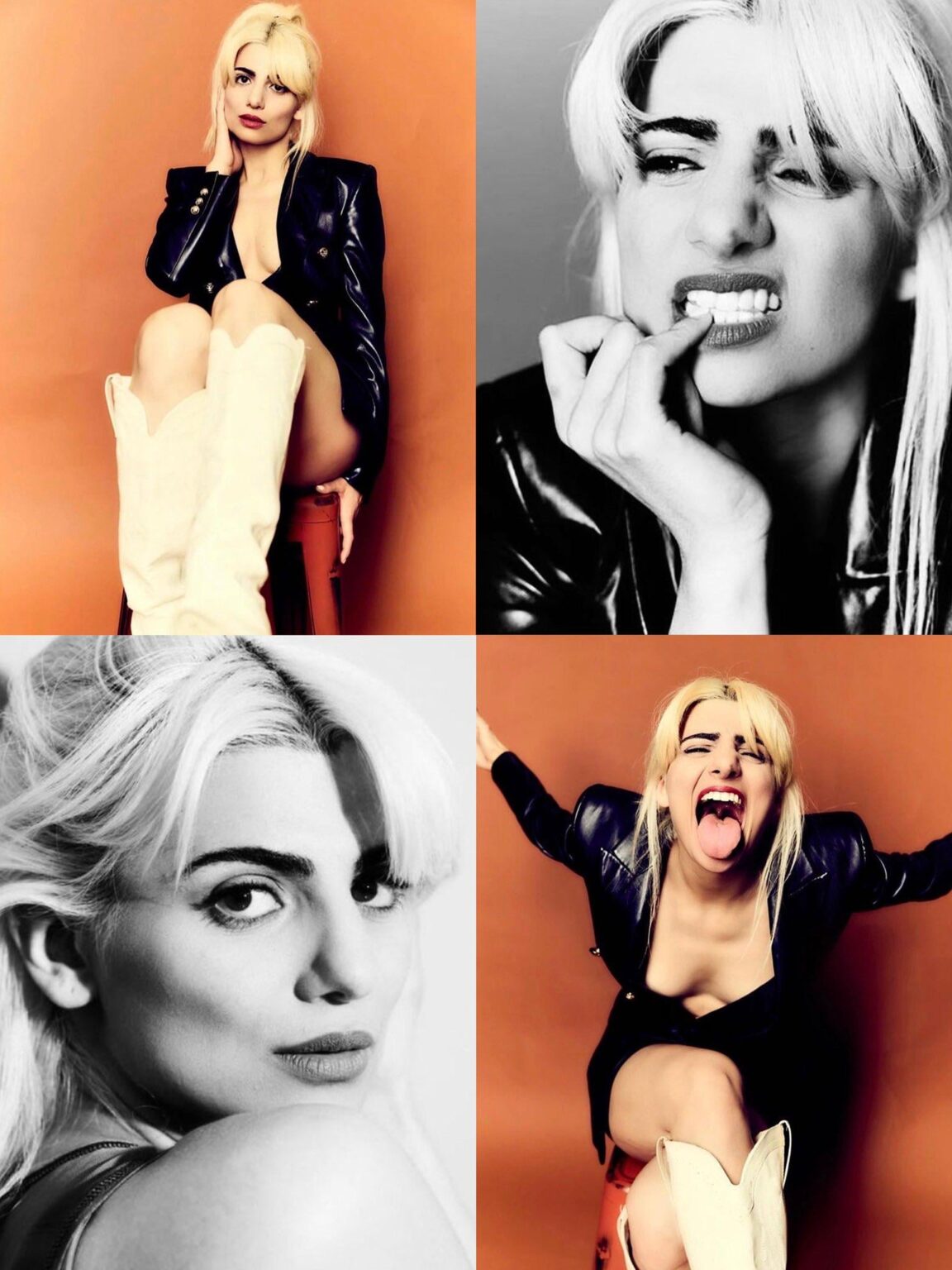 Blonde Claudia Doumit