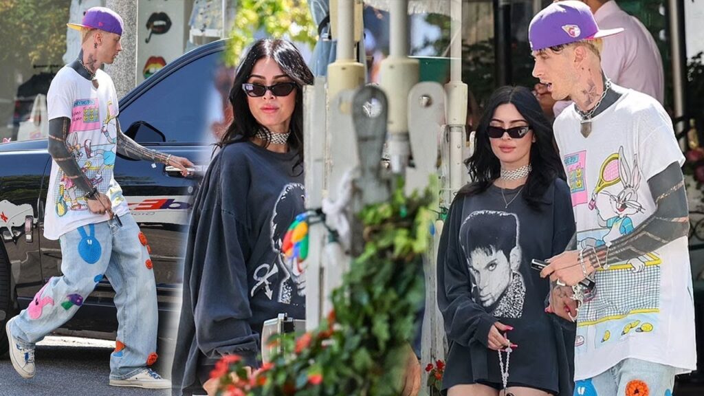 Megan Fox and Machine Gun Kelly step out for dinner in LA holding hands😍