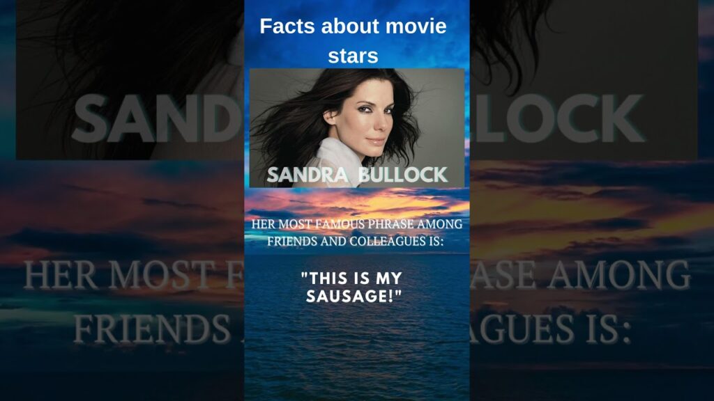 Facts about movie stars: Sandra Bullock #shorts  #shortsvideo #shortsfeed