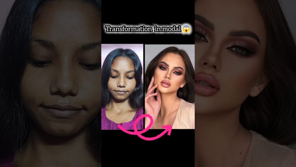 transformation in modal 😱 😳 #makeup #youtube #shorts #viralvideo #trending #viralshort transformation in modal 😱 😳 #makeup #youtube #shorts #viralvideo #trending #viralshort
