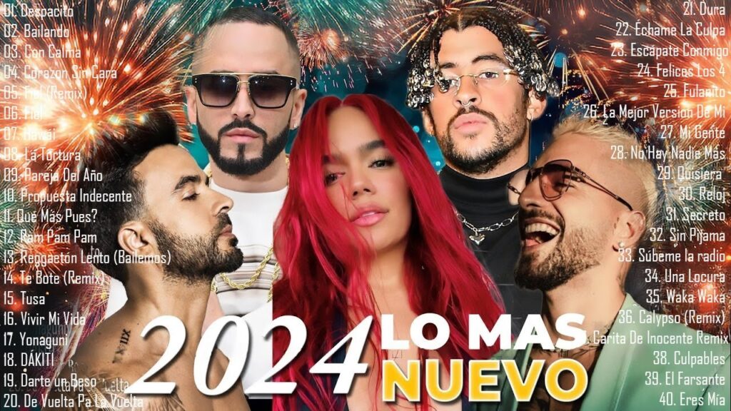 Sebastián Yatra, Manuel Turizo, Maluma, KAROL G, Shakira, Luis Fonsi, Enrique Iglesias, J Balvin,...