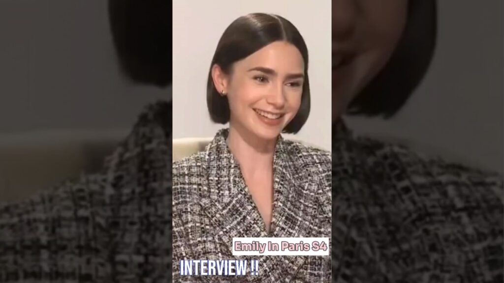 Lily Collins Interview #Shorts