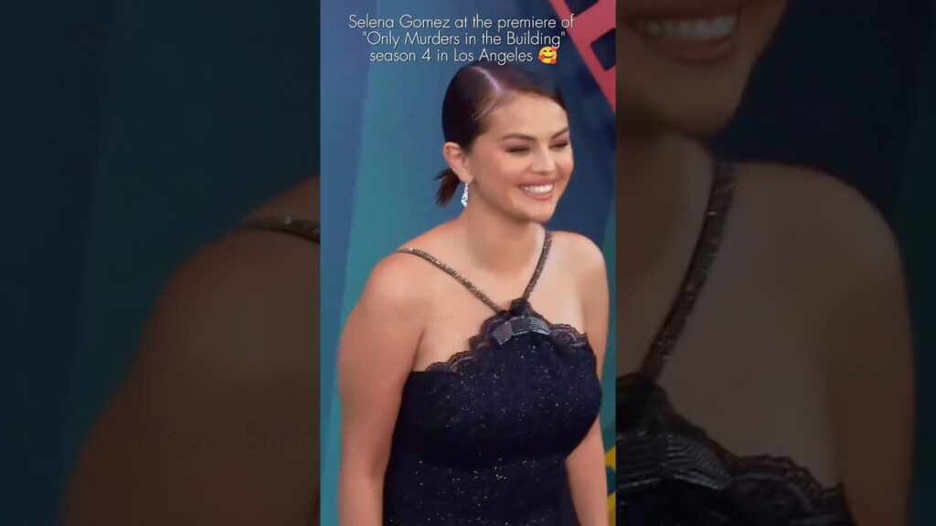 Omg! Selena looks so happy🥹🥰 #selenagomez #shorts #omitb #omitbpremier #redcarpet #fyp