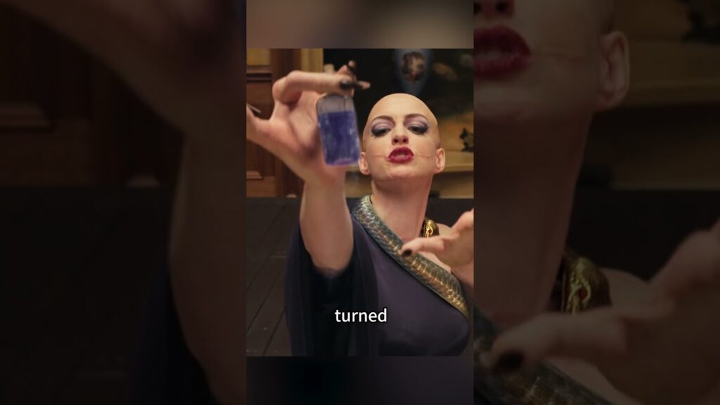 Anne Hathaway stars as a witch with only three fingers #shorts