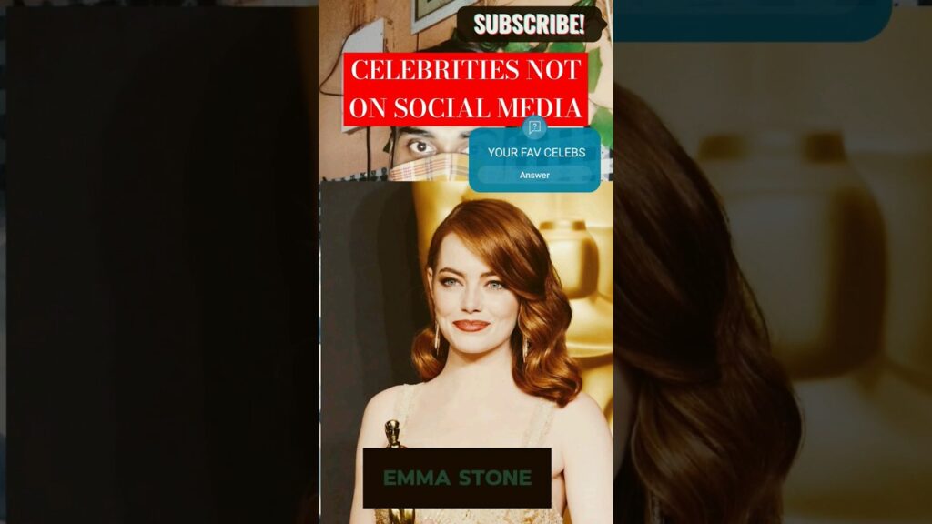 Emma Stone on social media #shorts #bradpitt #emmastone