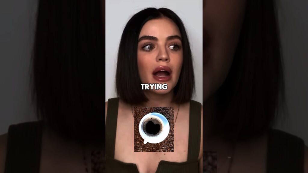 Lucy hale loves coffee more than tea | #food #coffee #viralvideo #usa