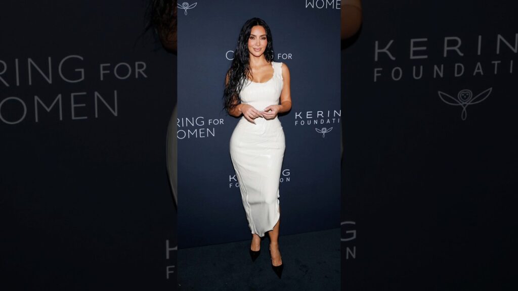 Kim Kardashian Plaster Effect Dress @ The Kering Foundation Gala #kimkardashian #fashionpolice #nyc