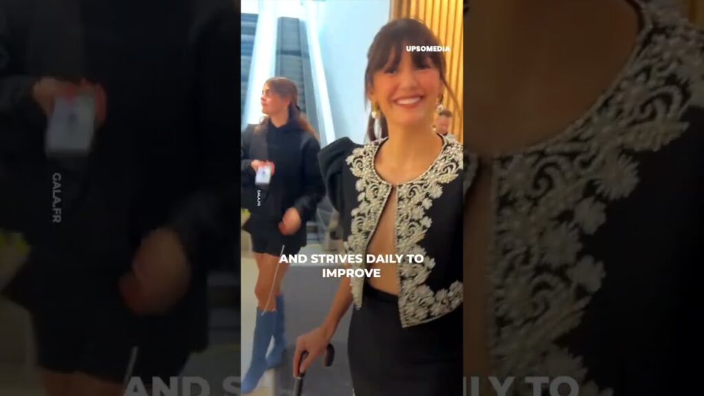 Nina Dobrev barely made it to this event #shorts