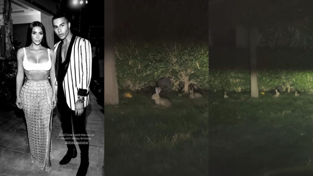 Kim Kardashian’s Kid Screams At Her After Seeing Bunny Jump “Oh Did You See That???!” 😂😂😂