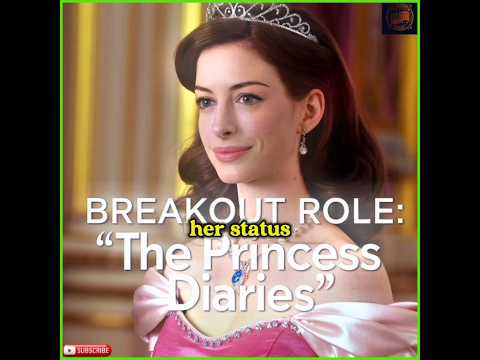 Anne Hathaway:From Princess Diaries to Oscar Glory–A Career Retrospective #All-American Vibes#shorts