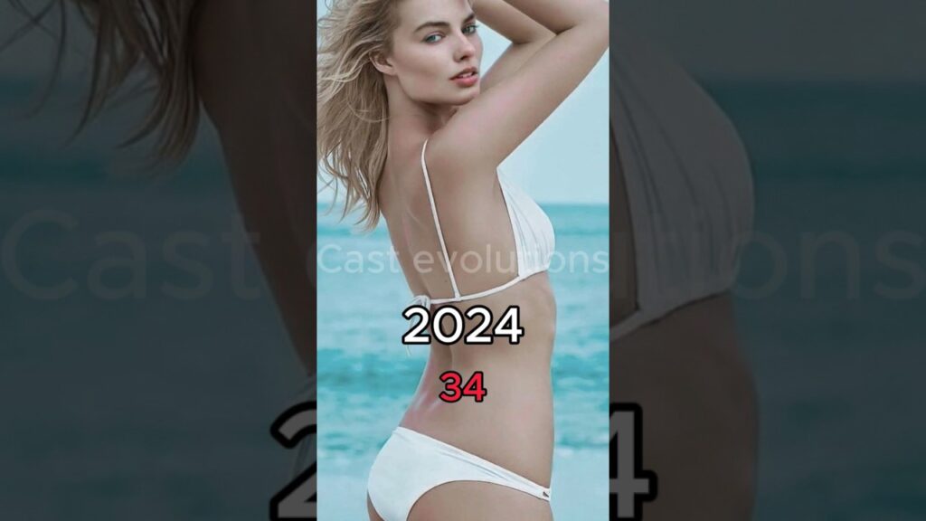 Margot Robbie Evolution (1990-2024) #shorts #dc #barbie #margotrobbie #harleyquinn