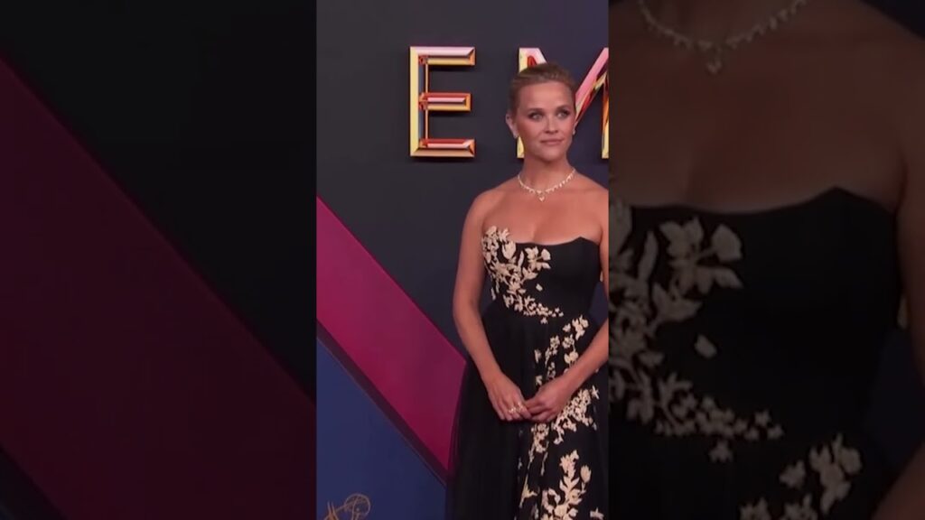Reese Witherspoon is effortlessl6 elegant on the #Emmys2024 red carpet